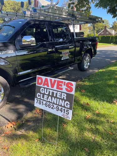 Dave's Window Cleaning truck